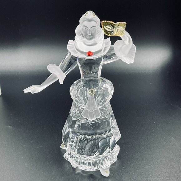 Swarovski Masquerade Columbine 2000 SCS Annual Figurine Box w/ Certificate - Picture 4 of 12